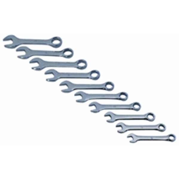 V8 Tools V8 Hand Tools VHT-8910 Stubby Combination Wrench Set; Metric - 10 Piece VHT-8910